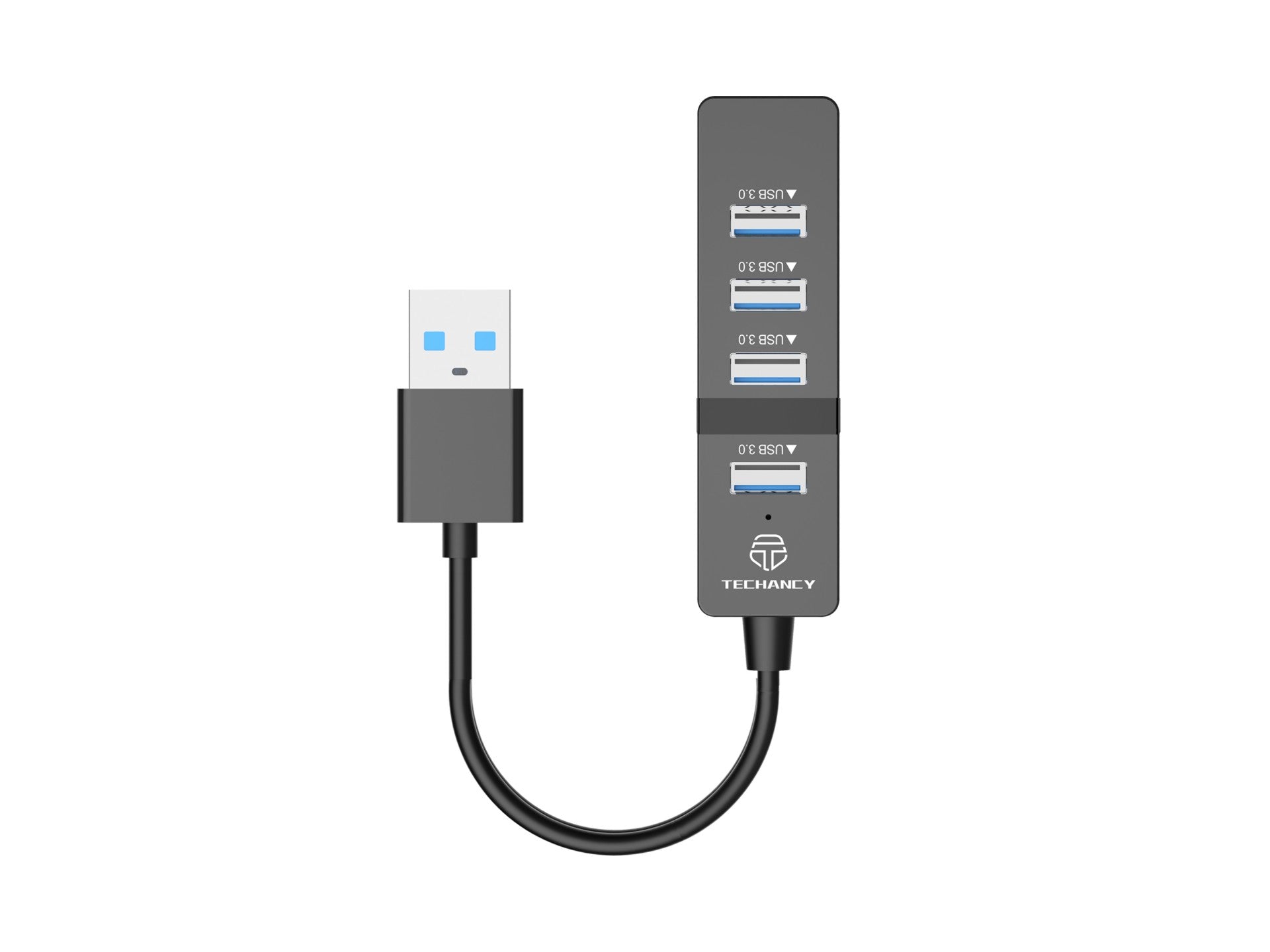 Techancy USB-hubi – KT2904 – musta