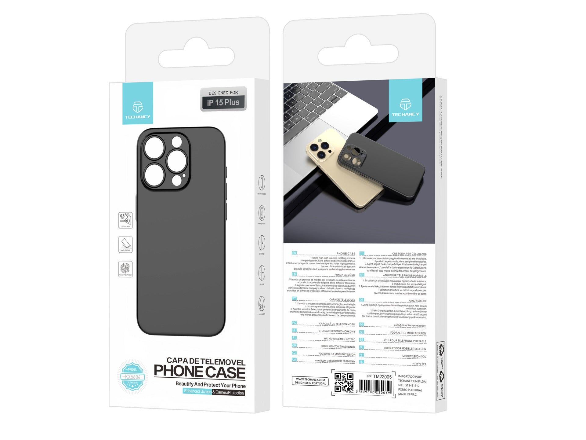 Techancy Suojakuori iPhone 15 Plus – KX5604