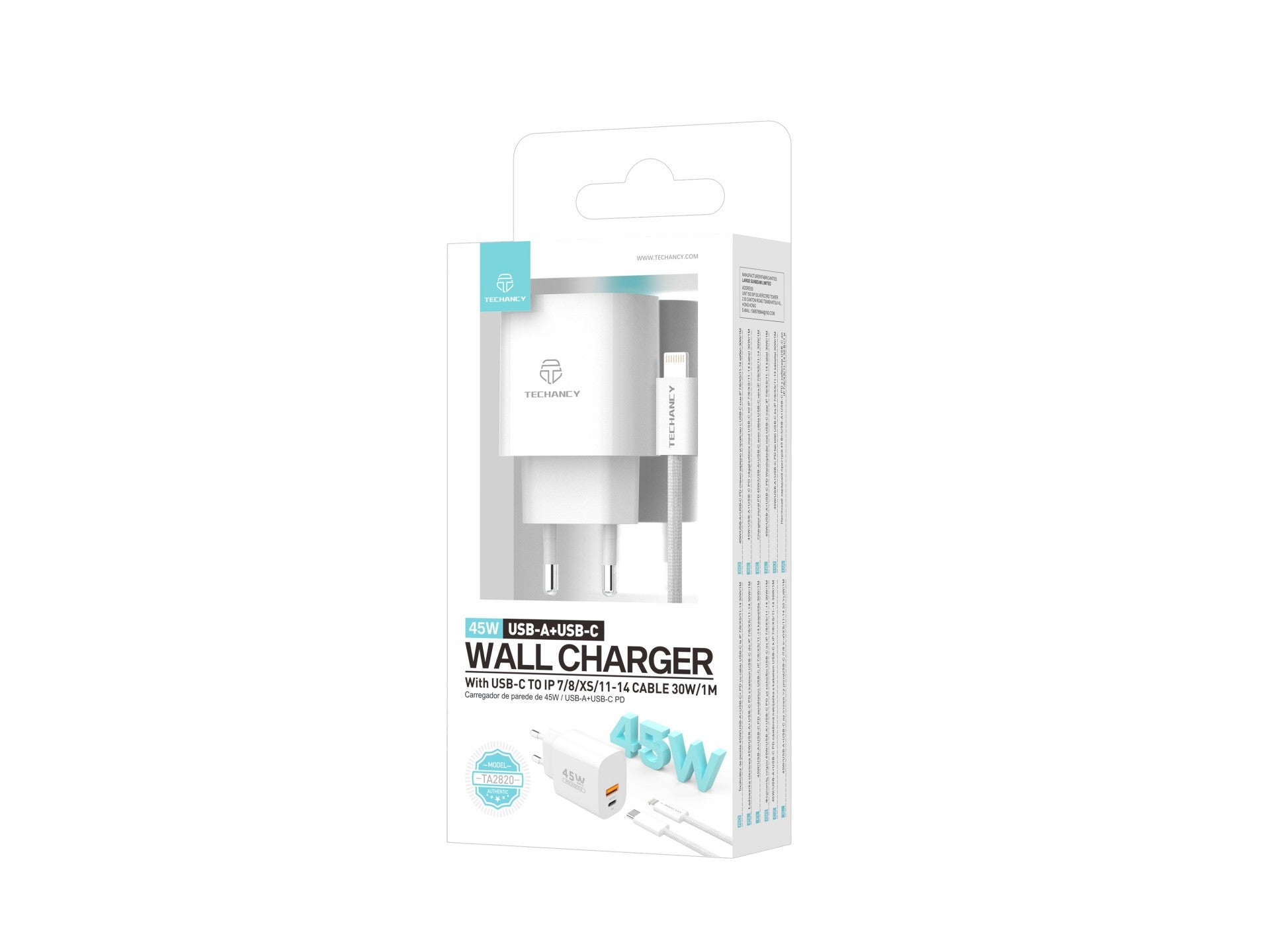 Techancy Laturi 45 W – TA2820
