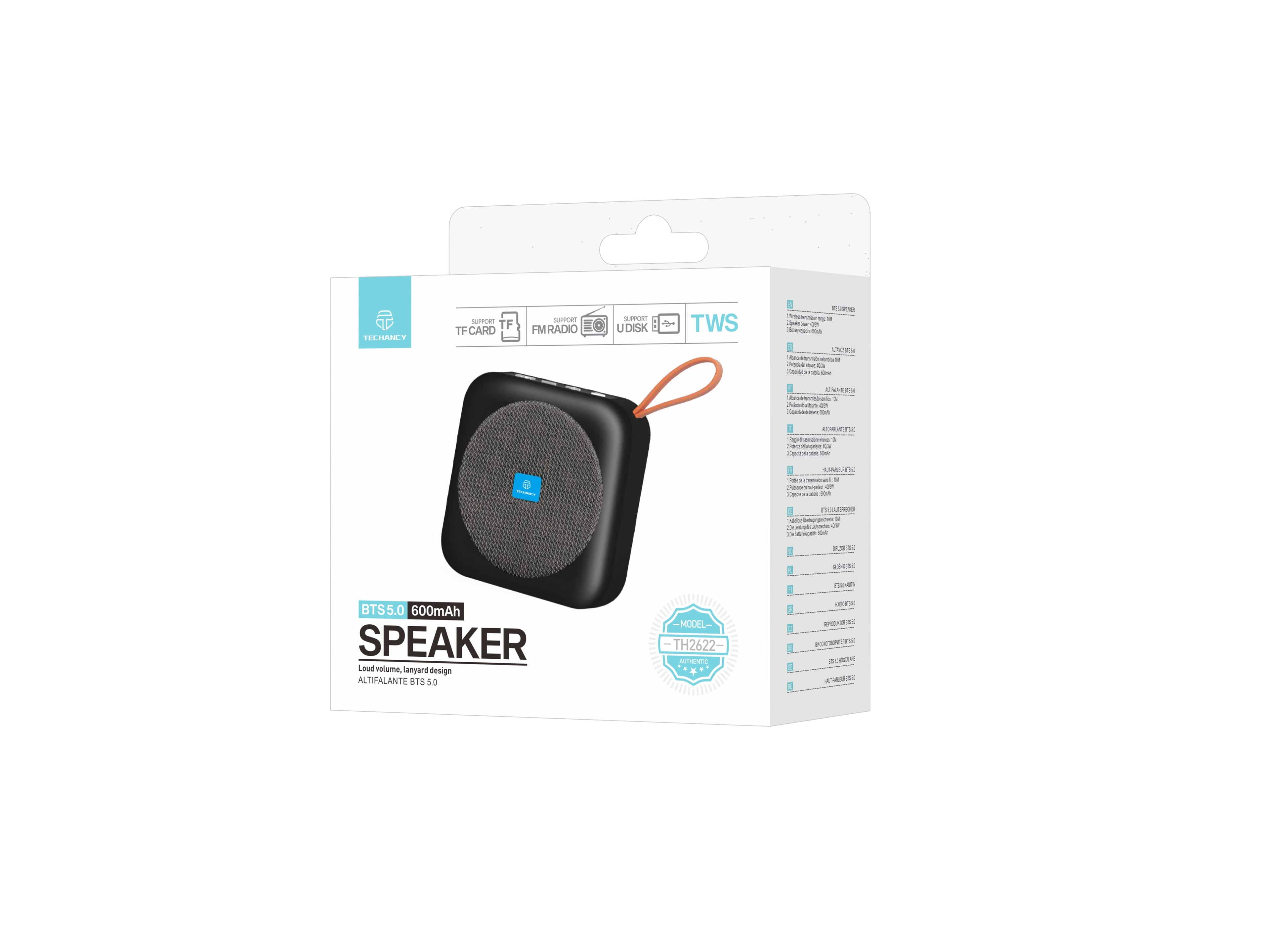 Techancy Bluetooth-kaiutin – TH2622 – musta
