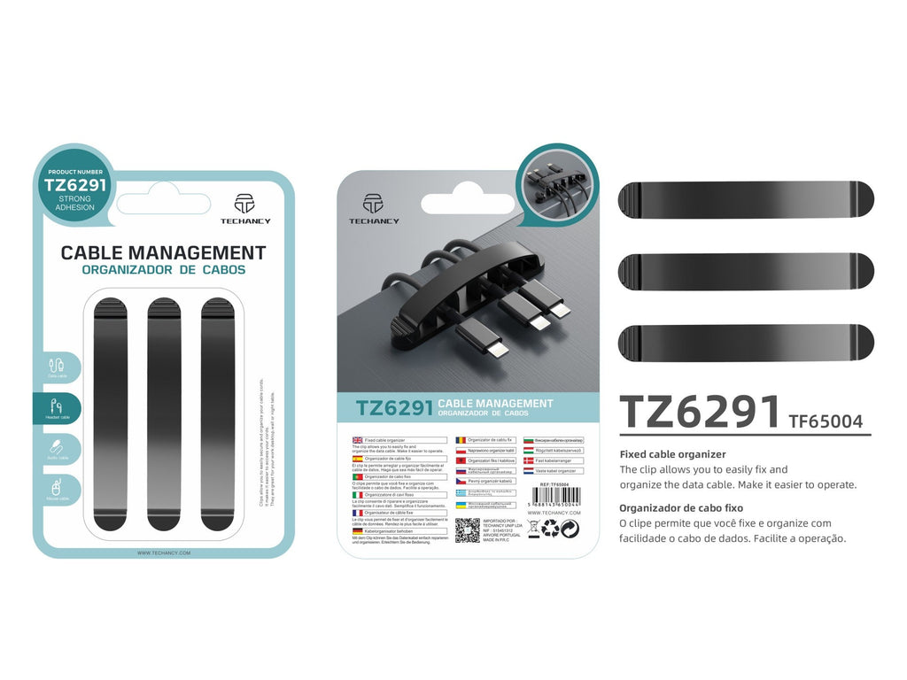 Techancy Kaapelipidike – TZ6291 – musta