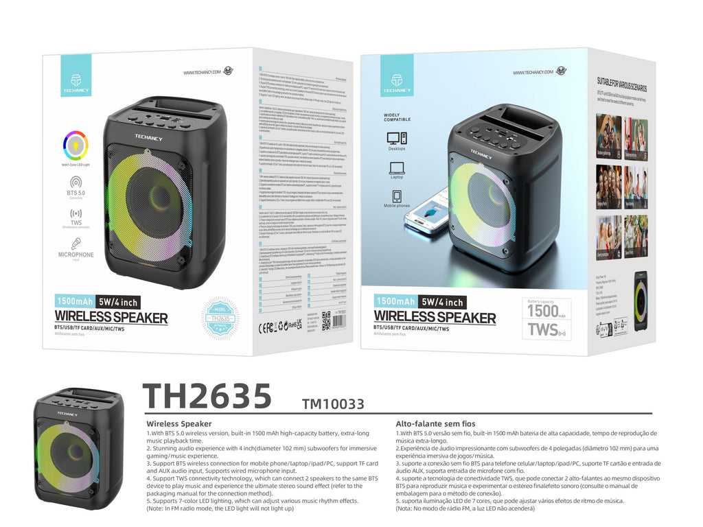 Techancy Bluetooth-kaiutin – TH2635