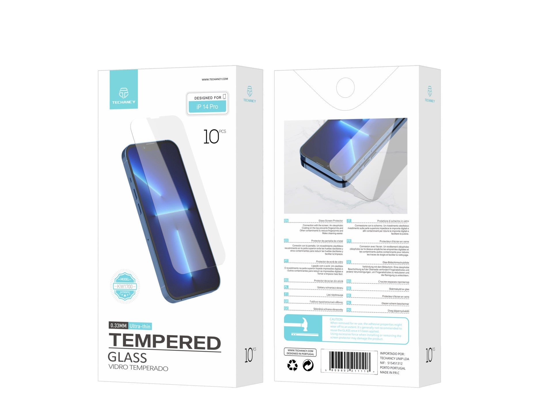 Techancy Panssarilasi iPhone 14 Pro – KW1700