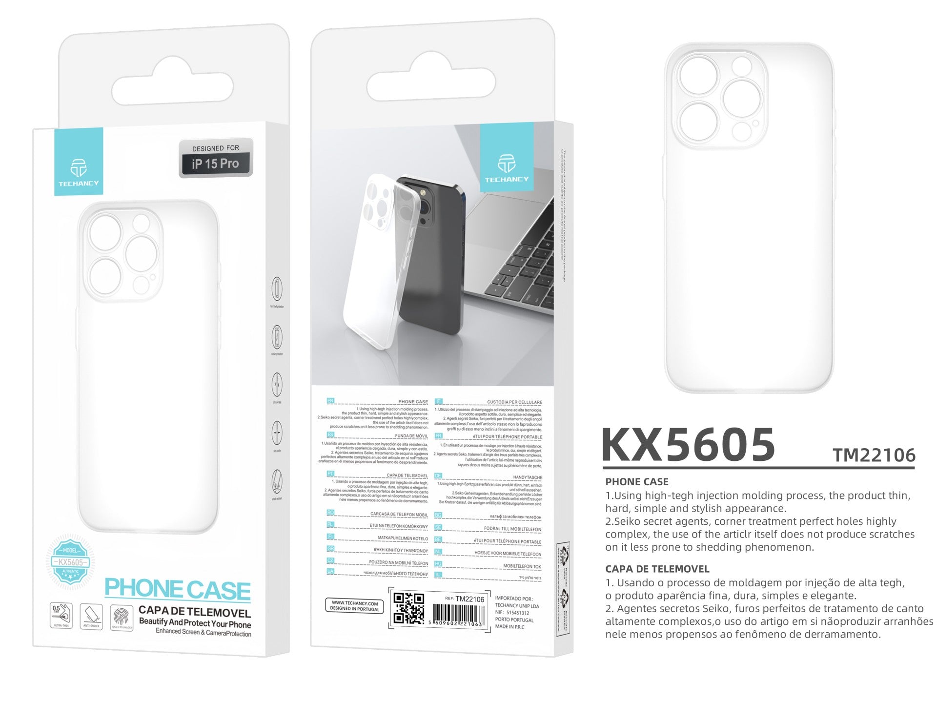 Techancy Suojakuori iPhone 15 Pro – KX5605