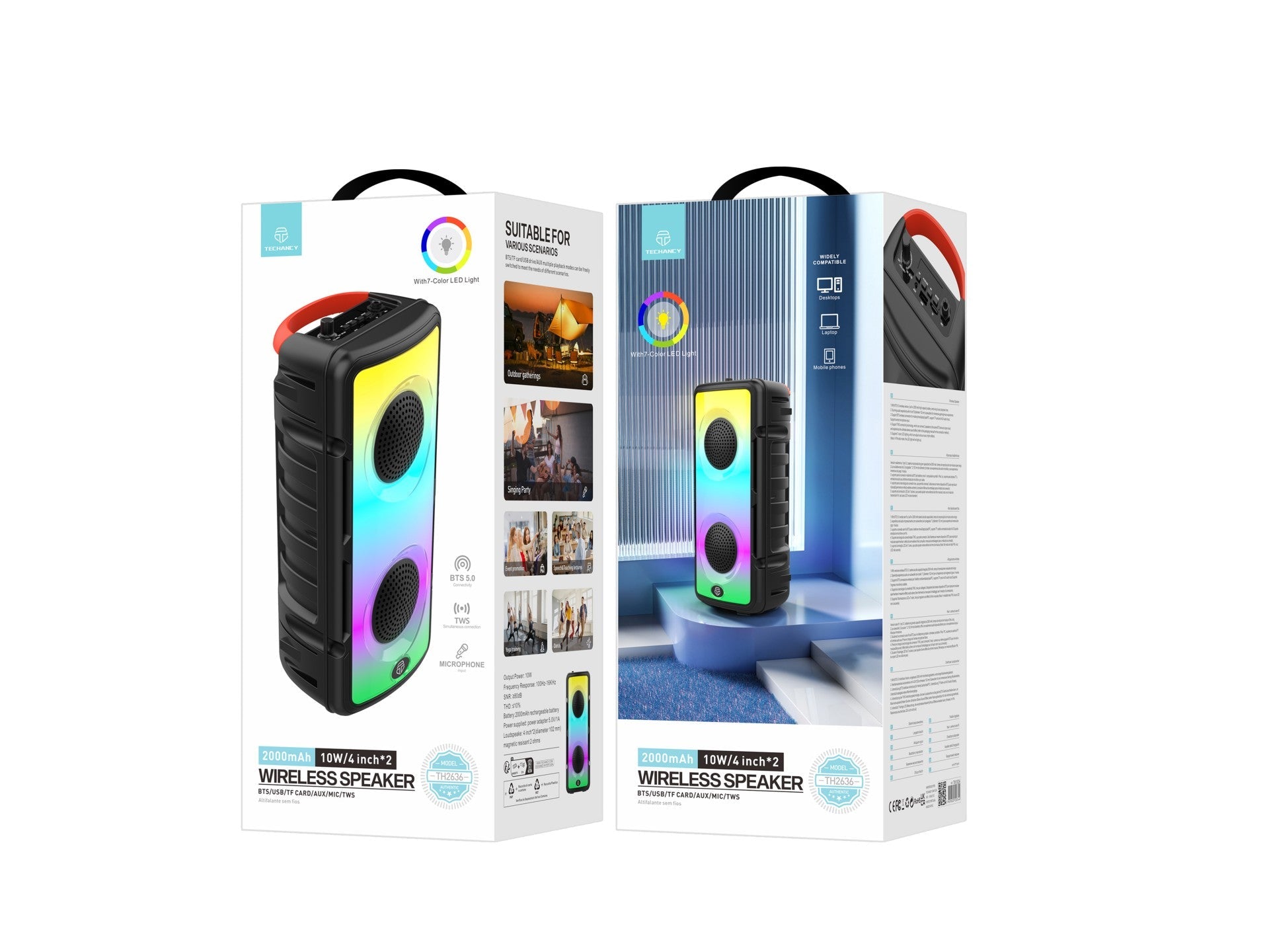 Techancy Bluetooth-kaiutin – TH2636