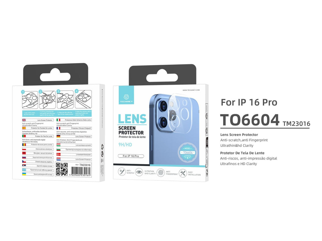 Techancy Kameran linssinsuoja iPhone 16 Pro – TO6604