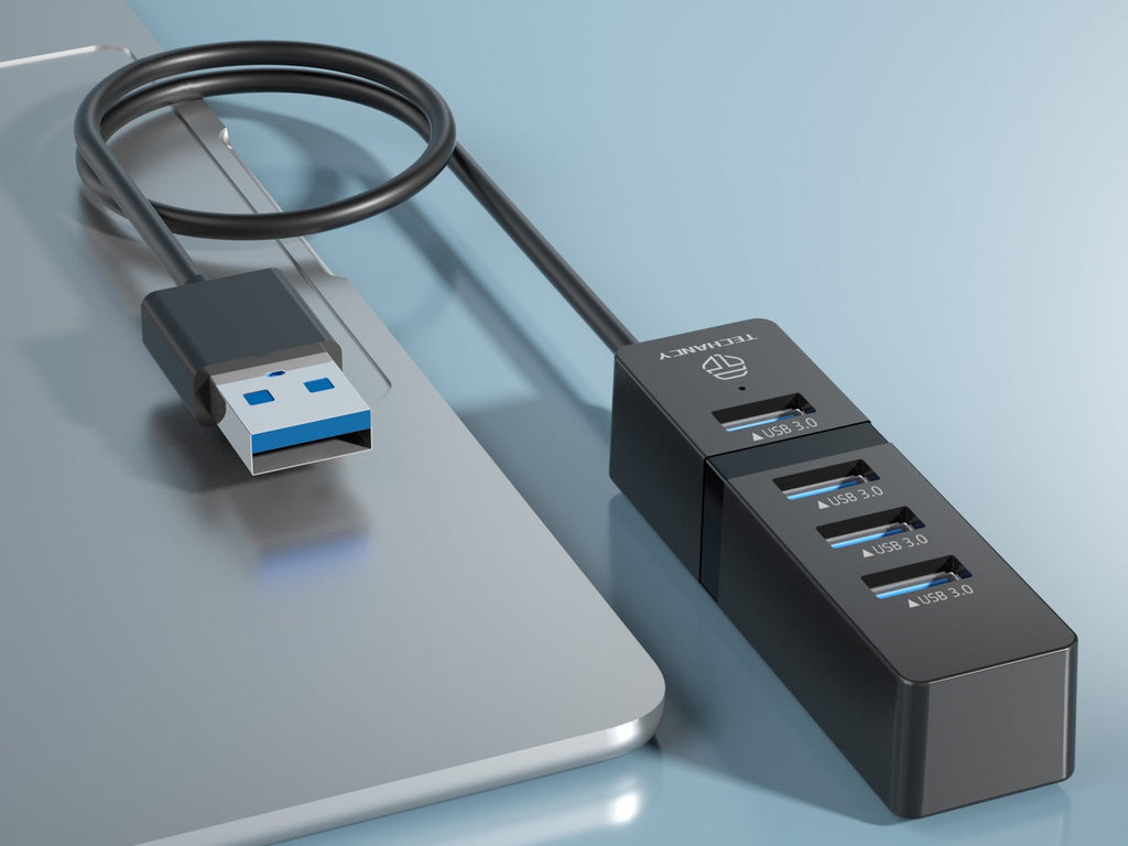Techancy USB-hubi – KT2904 – musta
