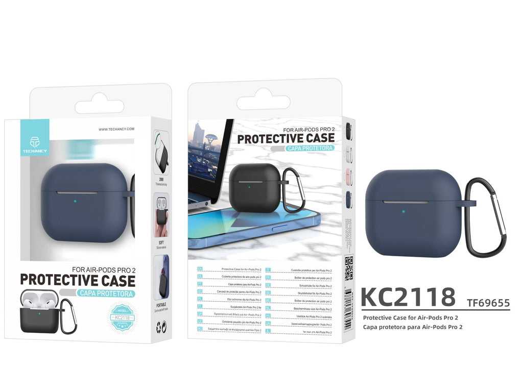 Techancy Kuulokkeiden suojakotelo AirPods Pro 2.ª geração – KC2118