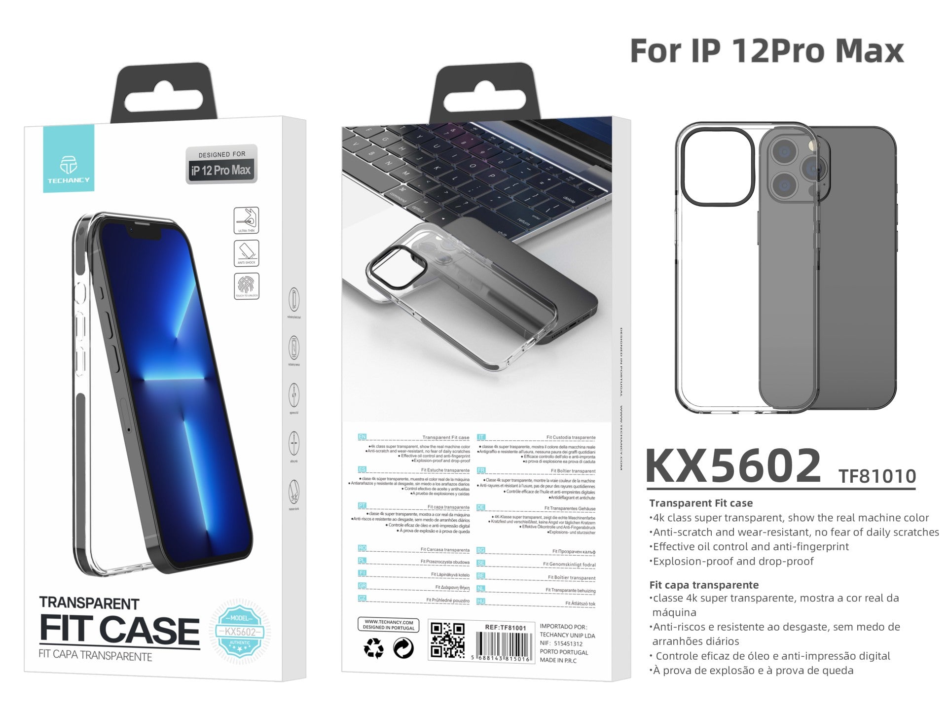 Techancy Suojakuori iPhone 12 Pro Max – KX5602