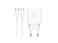 Techancy Carregador Pd 18w TA2786, Conjunto De Cabos Usb C-Lightning, Carregamento Rápido 3A, Compacto E Portátil-0