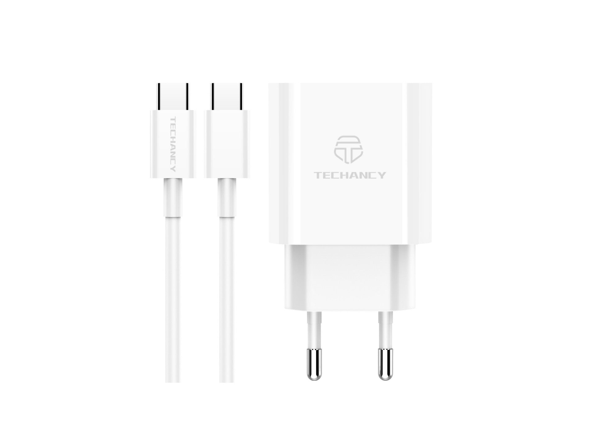 Techancy Carregador Pd 18w TA2786, Conjunto De Cabos Usb C-Lightning, Carregamento Rápido 3A, Compacto E Portátil-0