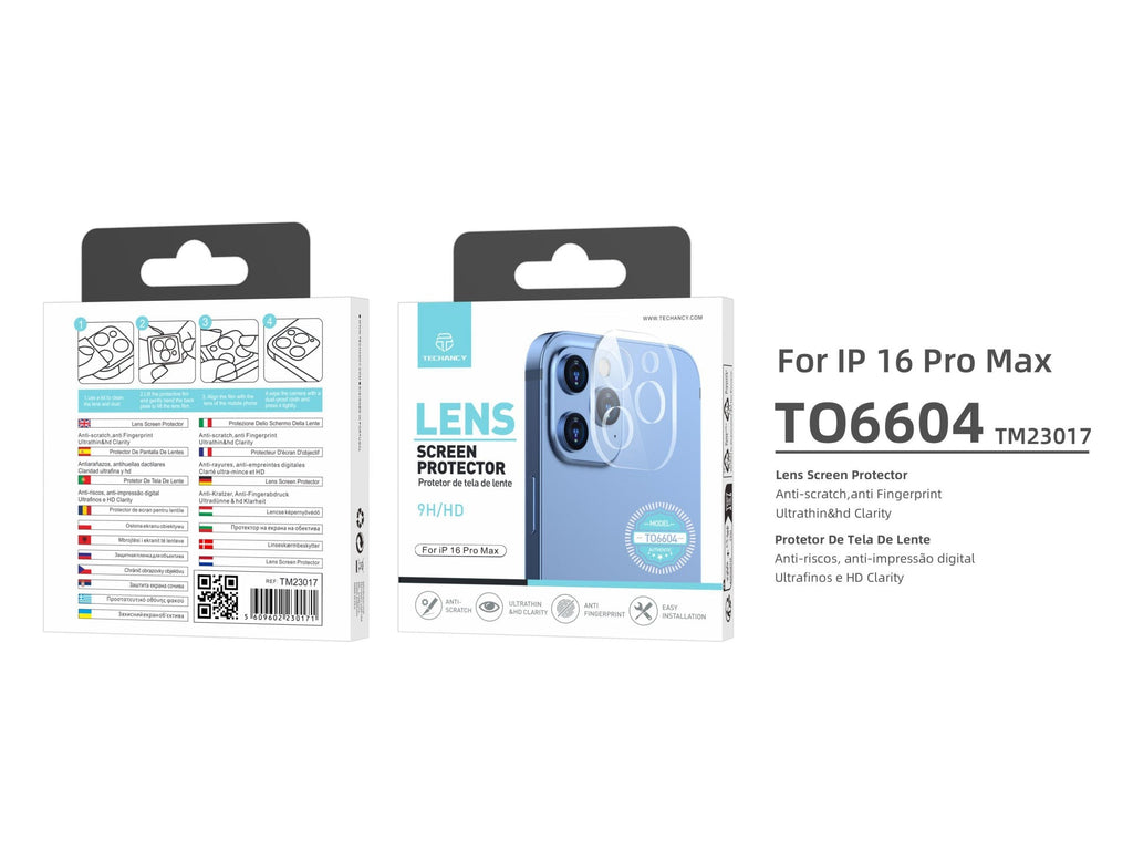 Techancy Kameran linssinsuoja iPhone 16 Pro Max – TO6604