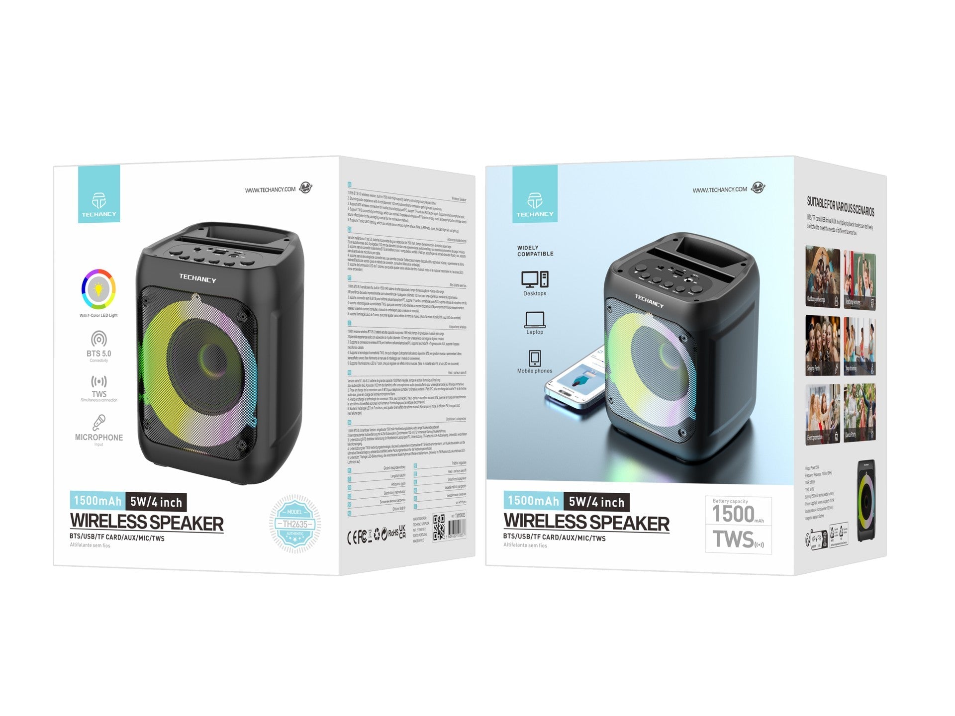 Techancy Bluetooth-kaiutin – TH2635