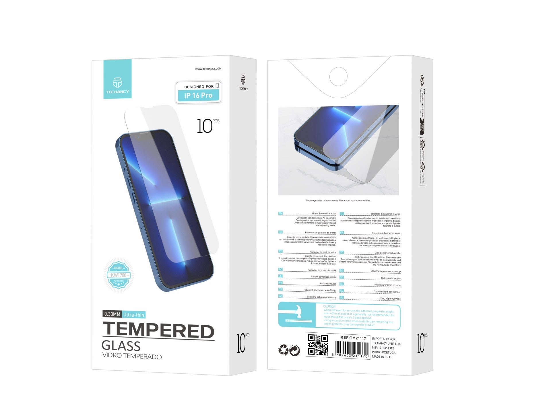 Techancy Panssarilasi iPhone 16 Pro – KW1700
