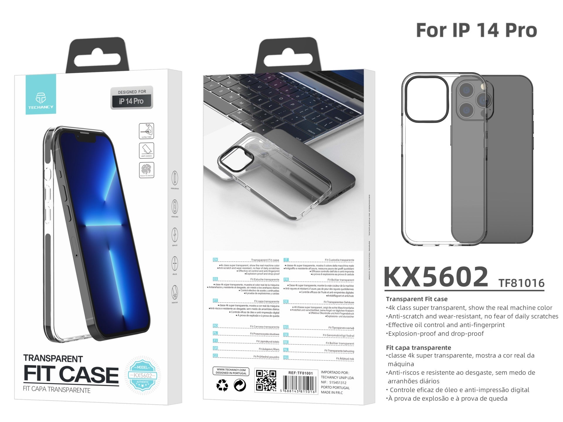 Techancy Suojakuori iPhone 14 Pro – KX5602