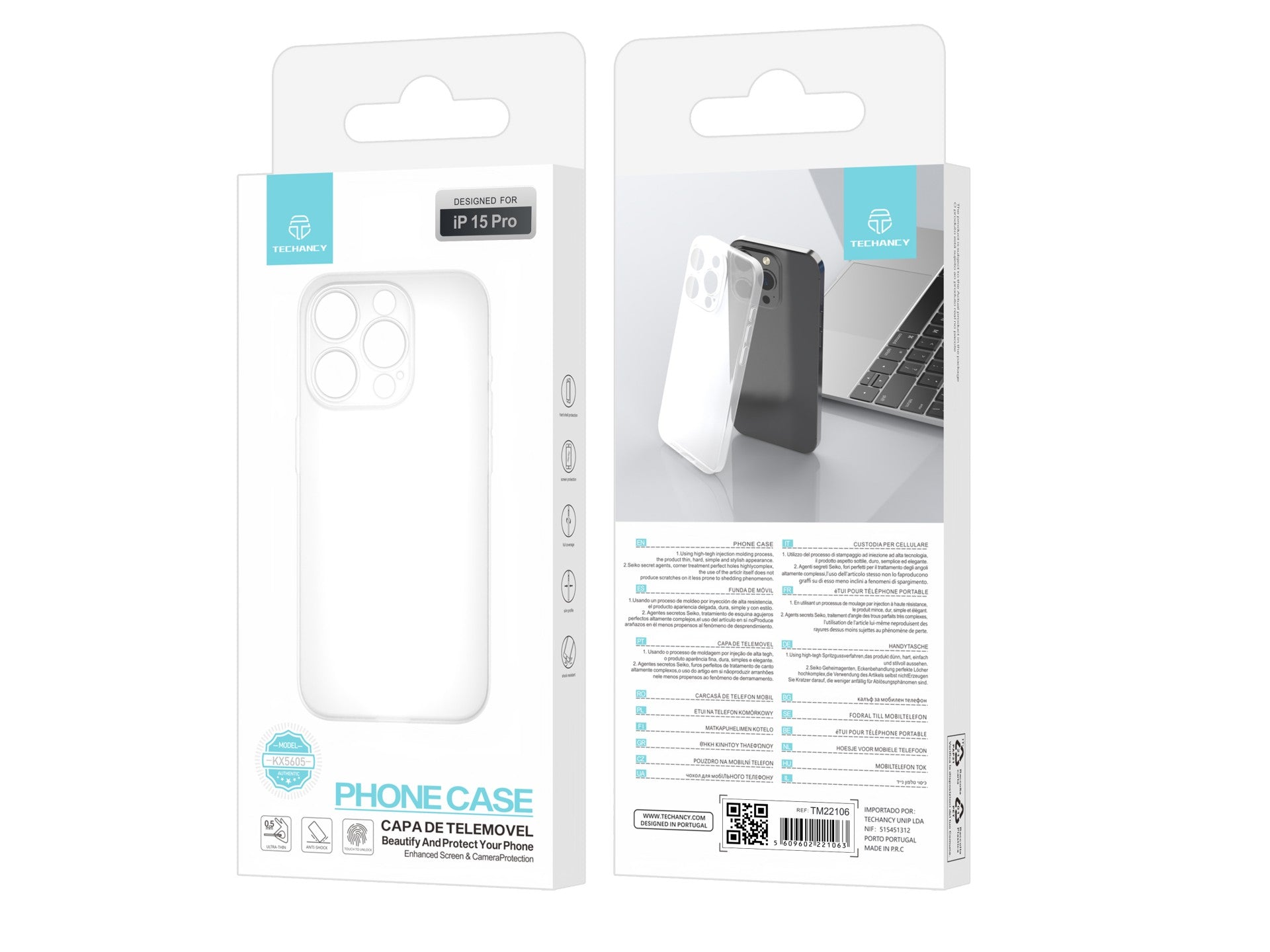 Techancy Suojakuori iPhone 15 Pro – KX5605