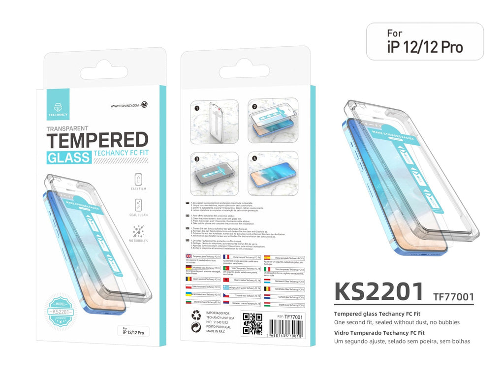 Techancy Panssarilasi iPhone 12/12 Pro – KS2201