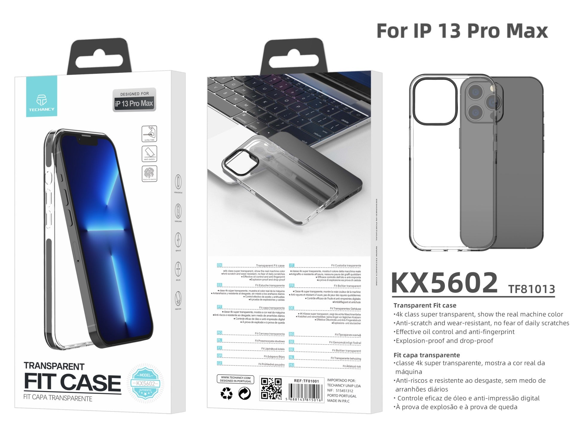 Techancy Suojakuori iPhone 13 Pro Max – KX5602
