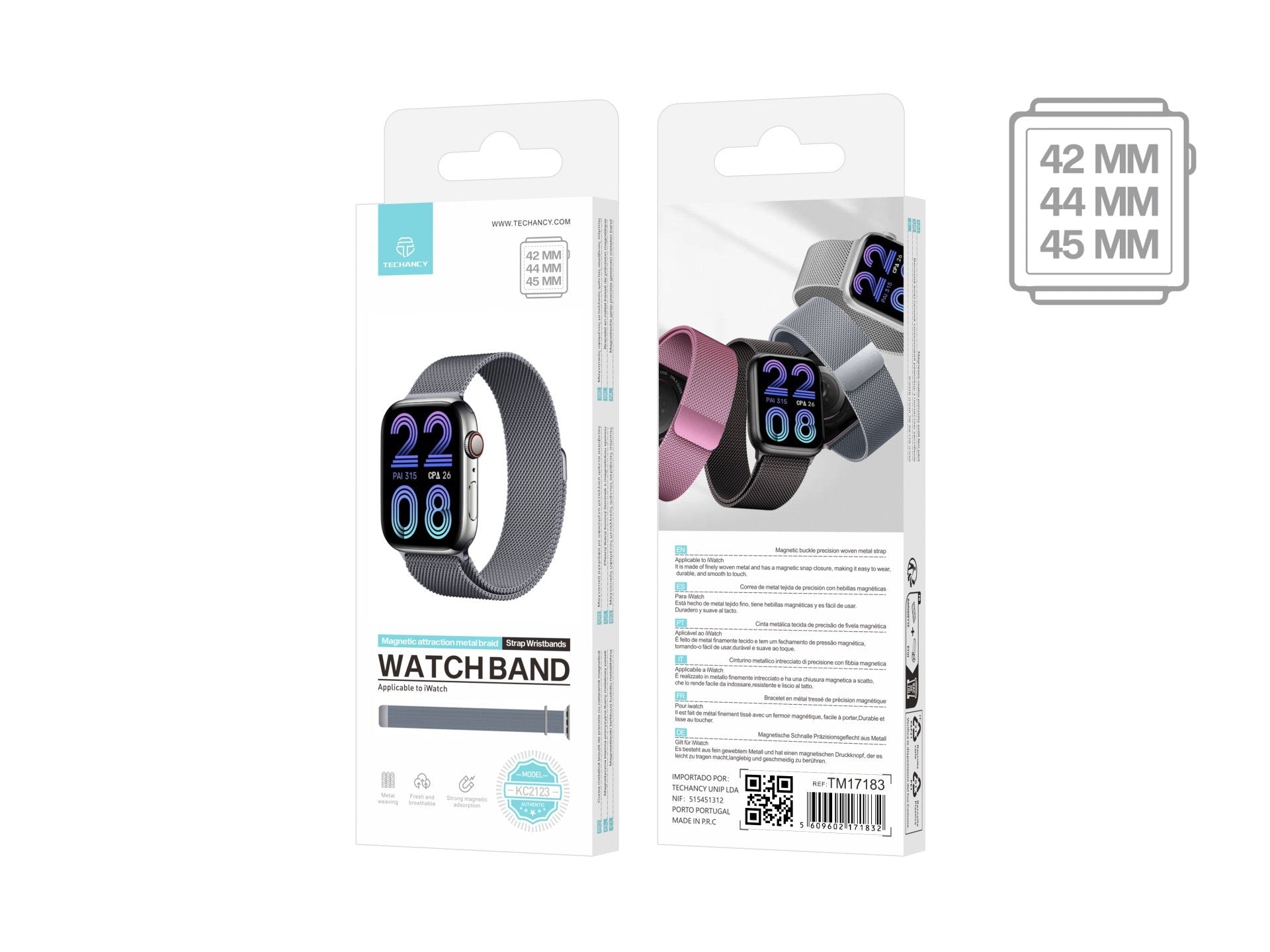 Techancy Ranneke Apple Watch Series: 42mm/44mm/45mm， – KC2123