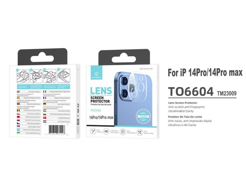 Techancy Kameran linssinsuoja iPhone 14Pro/14Pro Max – TO6604