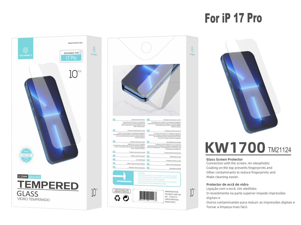 Techancy Panssarilasi iPhone 17 Pro – KW1700