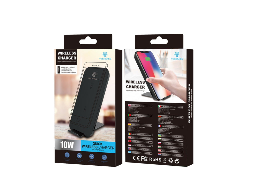 Techancy Langaton laturi 10 W – TF2771 – musta