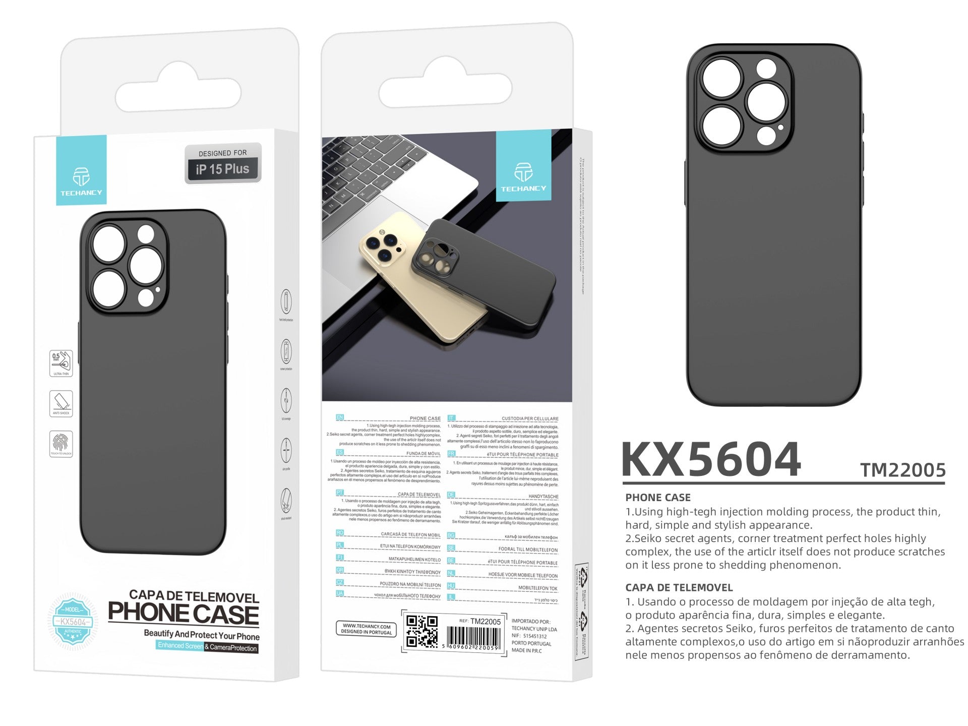 Techancy Suojakuori iPhone 15 Plus – KX5604
