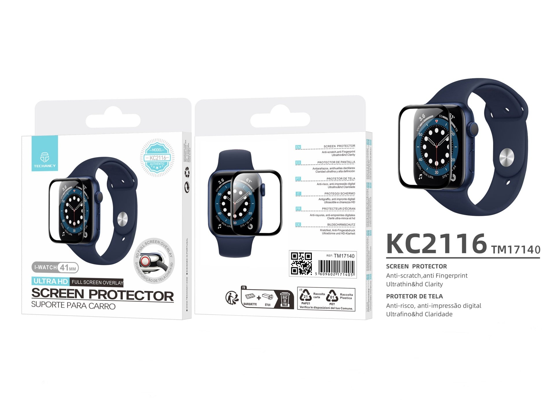 Techancy Panssarilasi Iwatch-41mm – KC2116